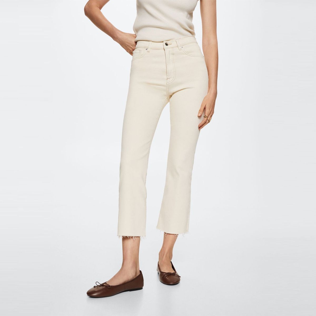 MANGO - Jean Bootcut Mujer Mango