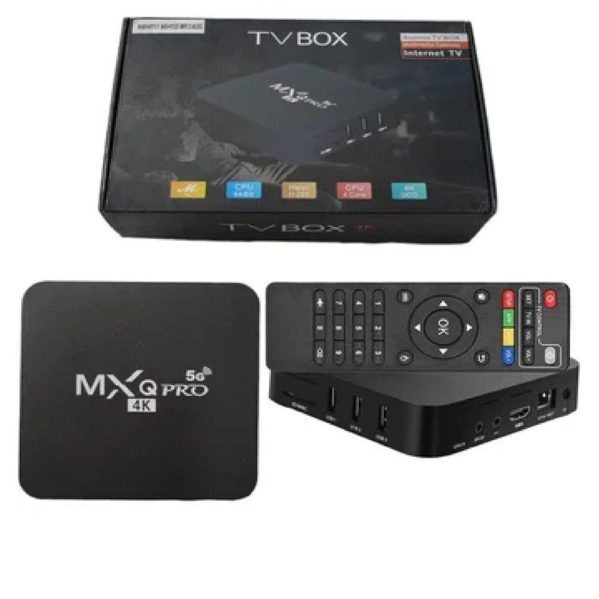 OEM - Smart TV Box MXQ Pro 5G 4K Android 5G Amplio W