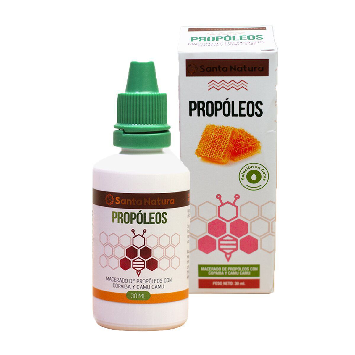 NATURA - Propóleos con Copaiba y Camu Camu Santa Natura