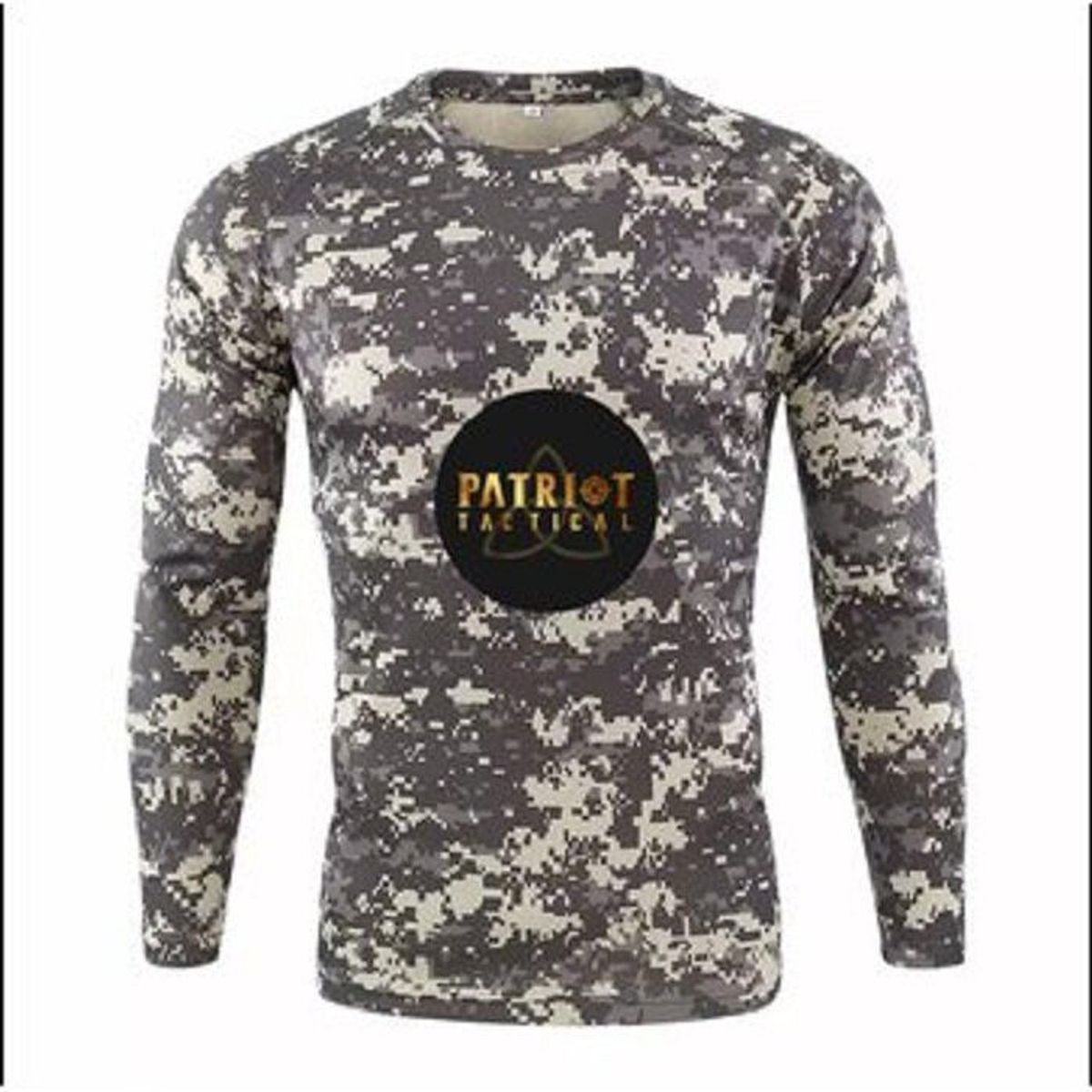 GENERICO - Camiseta camuflada manga larga - Hombre