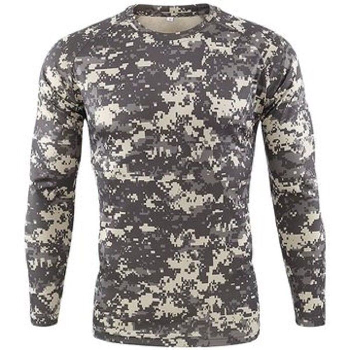 GENERICO - Camiseta camuflada manga larga - Hombre