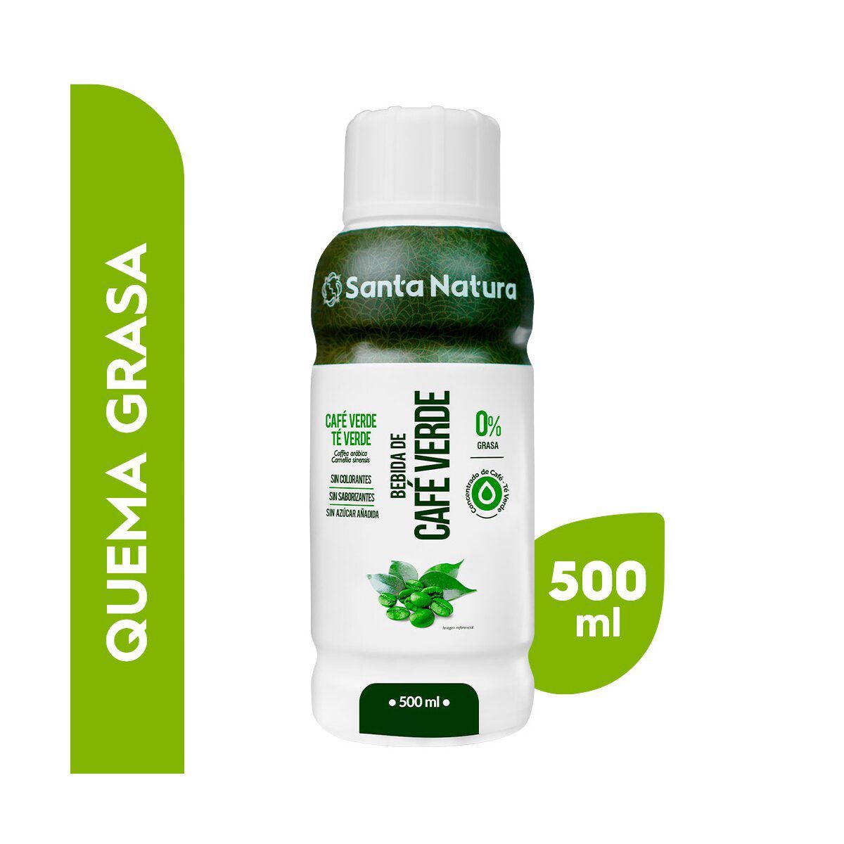 NATURA - Bebida de Café Verde con Té Verde Santa Natura