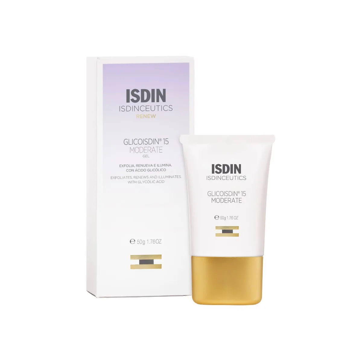 ISDIN - ISDIN Isdinceutics Glicoisdin 15 Moderate  50G - Gel Peeling facial exfoliante con ácido glicolico