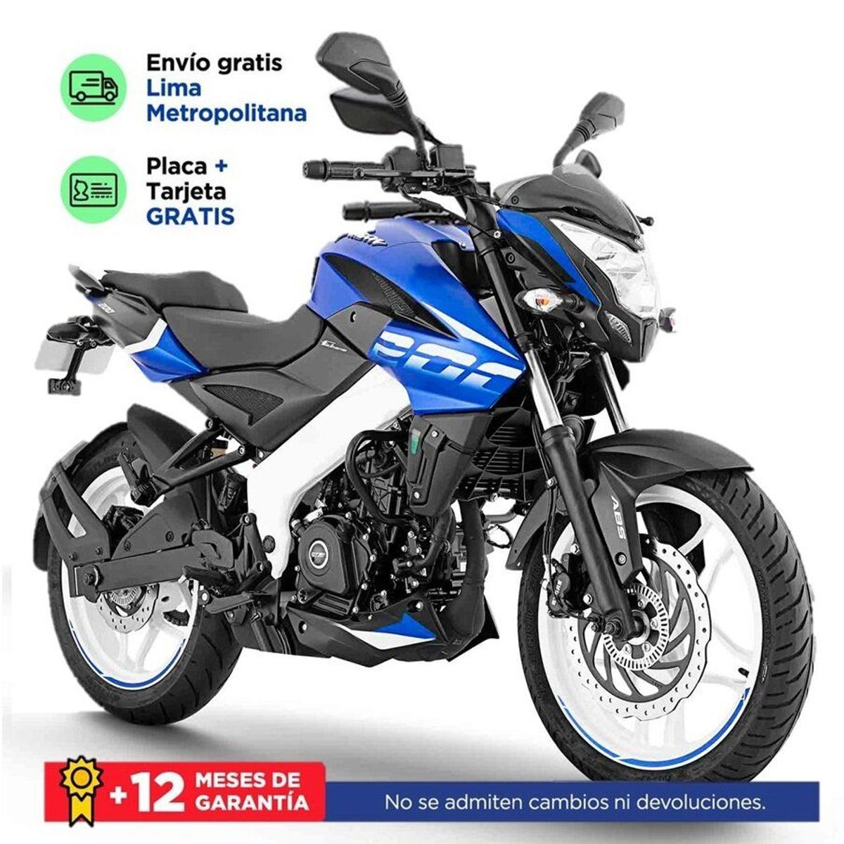 BAJAJ - MOTO PULSAR NS 200 FI AZUL