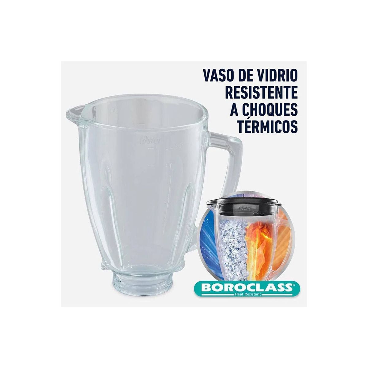 OSTER - Vaso De Vidrio Boroclass 1.5 Litros Blstaj-G00