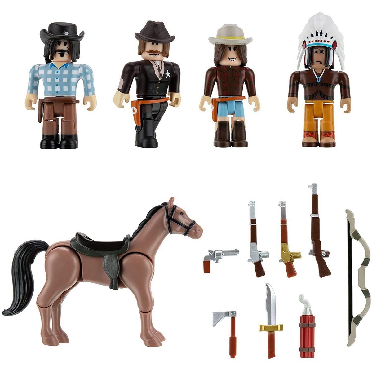 JAZWARES - Juguete Roblox El Salvaje Oeste Pack