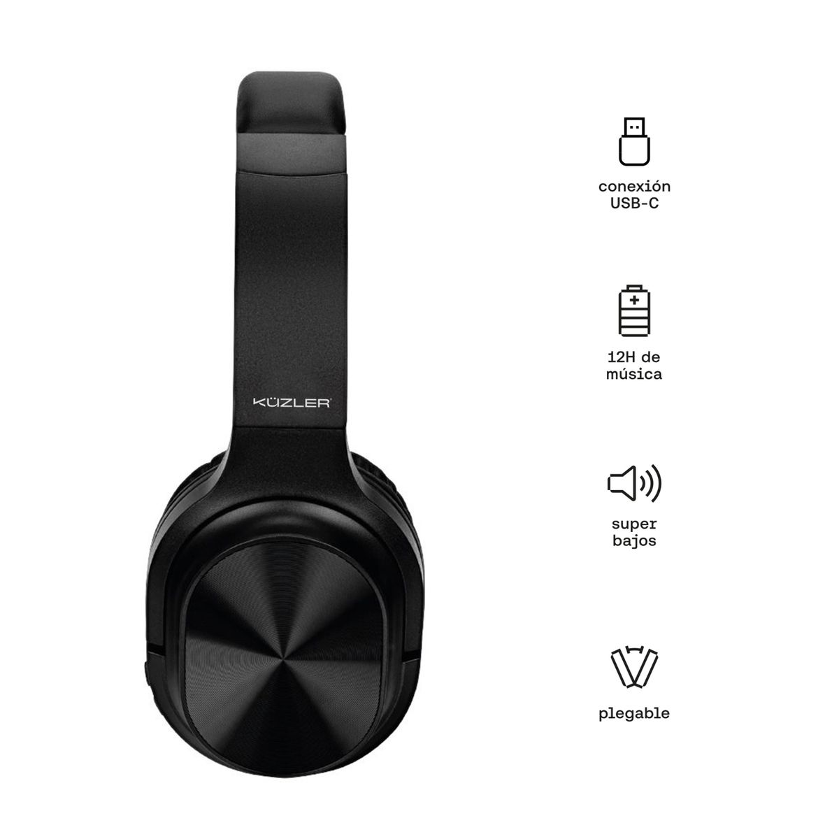  - Audifonos Over Ear Fm Bt5.1 Stark