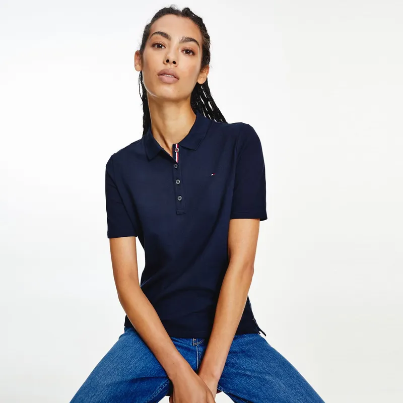 TOMMY HILFIGER - Polo Manga Corta Mujer Tommy Hilfiger