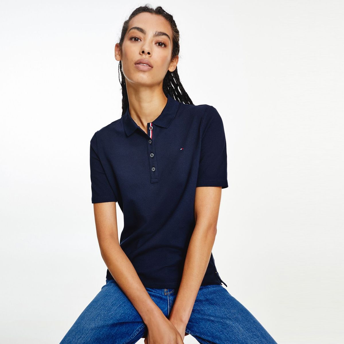 TOMMY HILFIGER - Polo Manga Corta Mujer Tommy Hilfiger