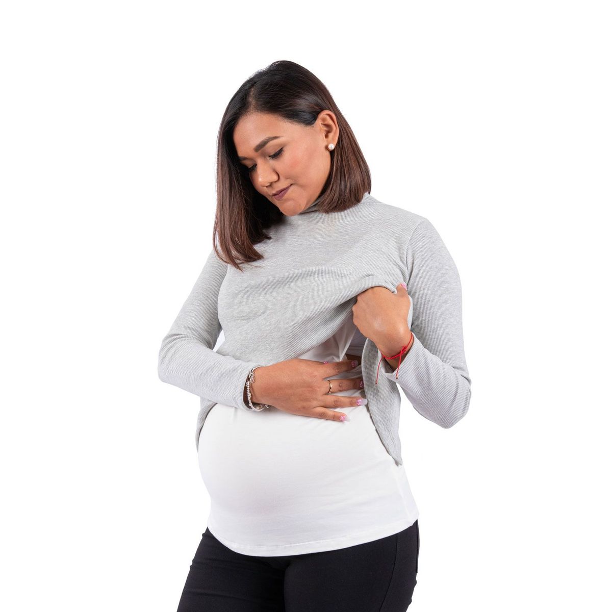 MOMMYLAND - Polo Manga Larga Maternal Mommyland