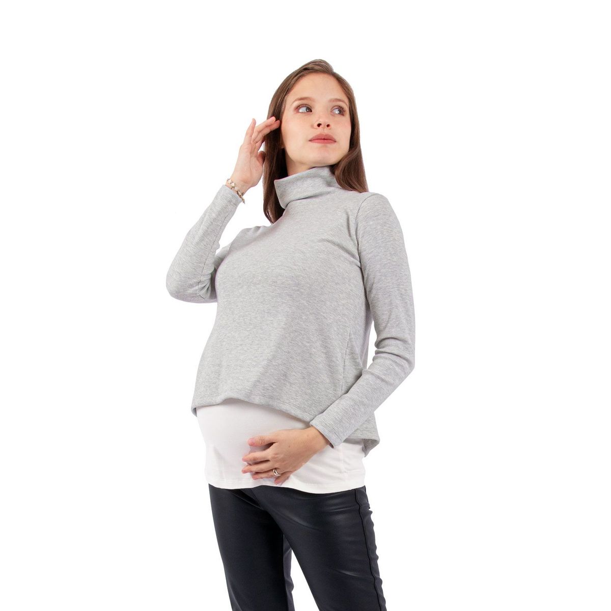 MOMMYLAND - Polo Manga Larga Maternal Mommyland