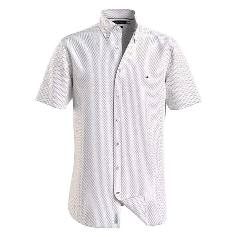 Hombre Tommy Jeans Camisas Manga Corta Tommy Camisa Blanca Tommy
