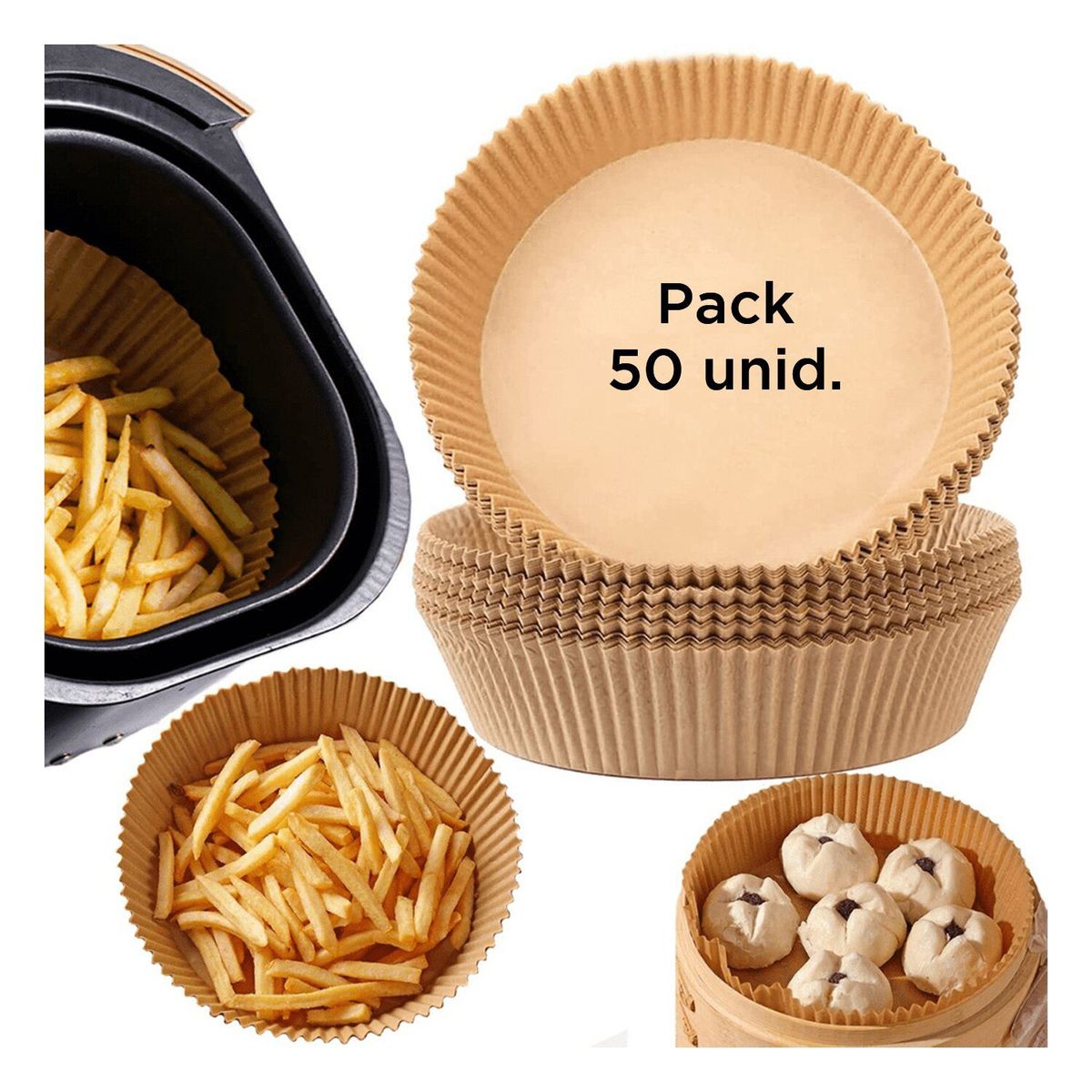 BUYPAL - Papel Freidora Frituras Hornear Antiadherente