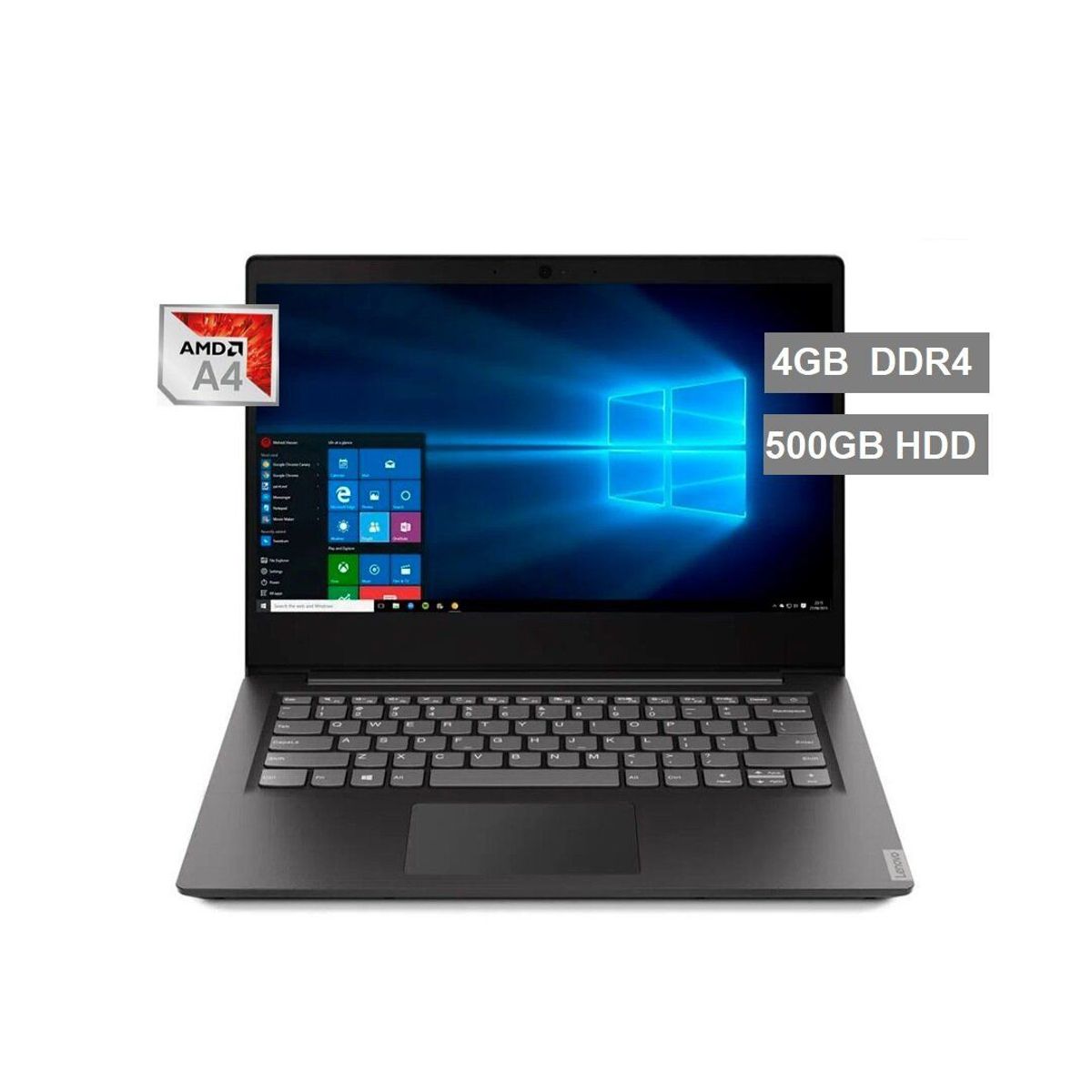 LENOVO - Laptop Lenovo Ideapad S145, 14" Amd A4-9125 4Gb