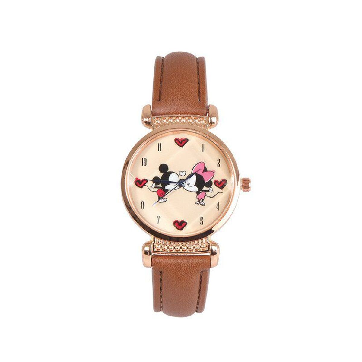 MINNIE - Reloj Mickey Y Minnie Mouse Dnr007 Para Mujer