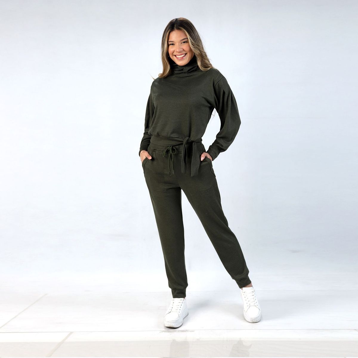 FORDAN JEANS - Pantalón Jogger y Chompa Mujer Fordan Jeans