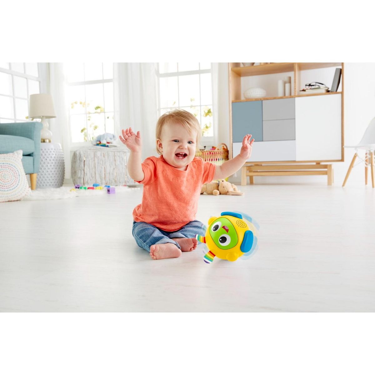 FISHER PRICE - Juguete de Bebé Bi Bot y Bel Bot Baila Conmigo