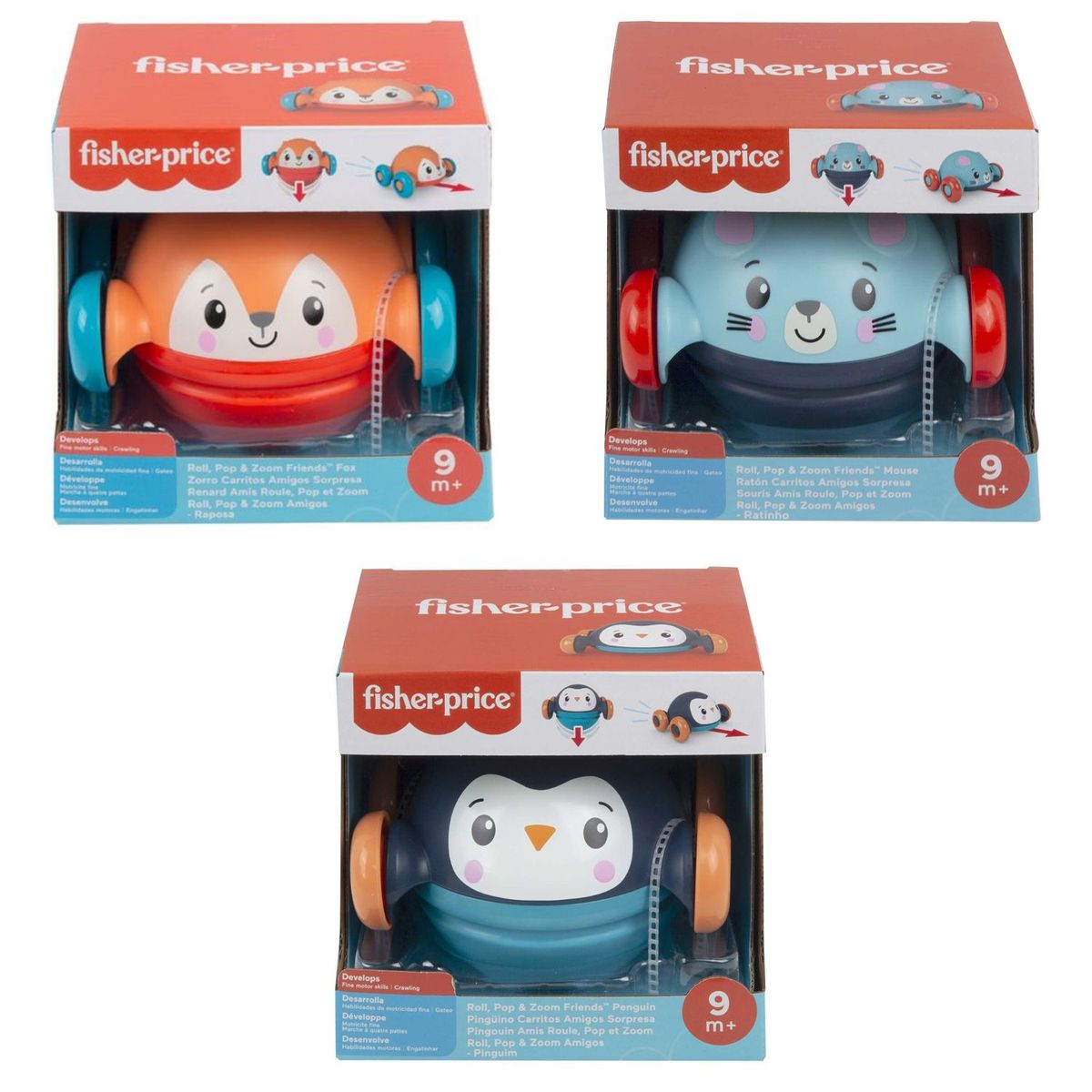 FISHER PRICE - Carrito Amigo Sorpresa