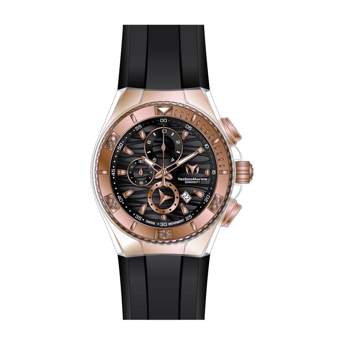 TECHNOMARINE - Reloj Technomarine TM-115048 Hom + Estuche