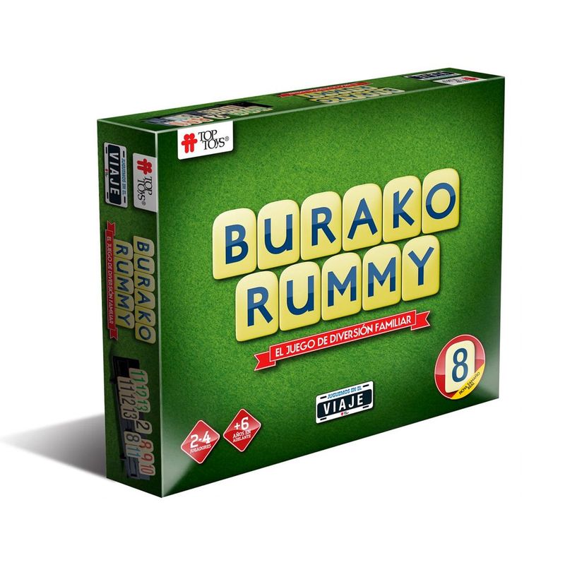 TOP TOYS - Juego de Mesa Burako Rummiy Ed Viaj