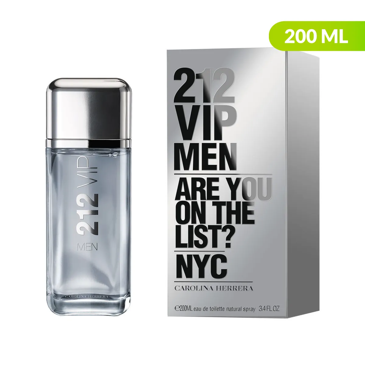 CAROLINA HERRERA - Perfume Carolina Herrera 212 Vip Men 200 Ml Floral Hombre