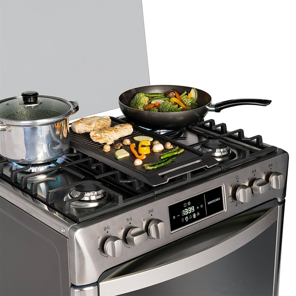 INDURAMA - Cocina Indurama Montecarlo Zafiro Croma 5 Quema