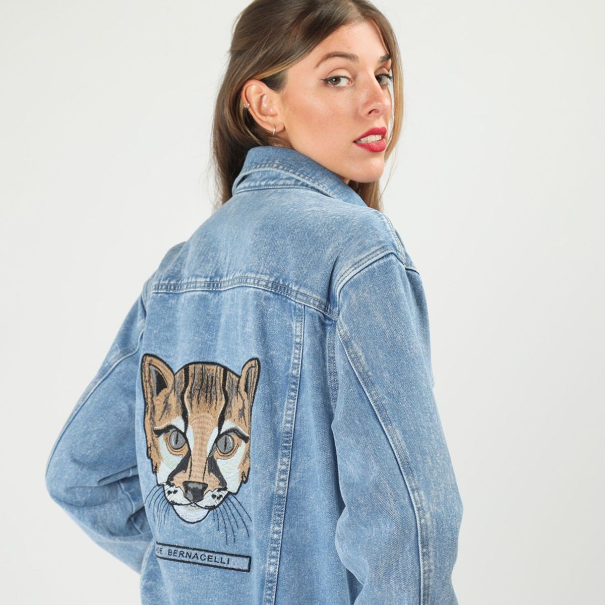 NOE BERNACELLI - Casaca Jean Oversize Mujer Noe Bernacelli