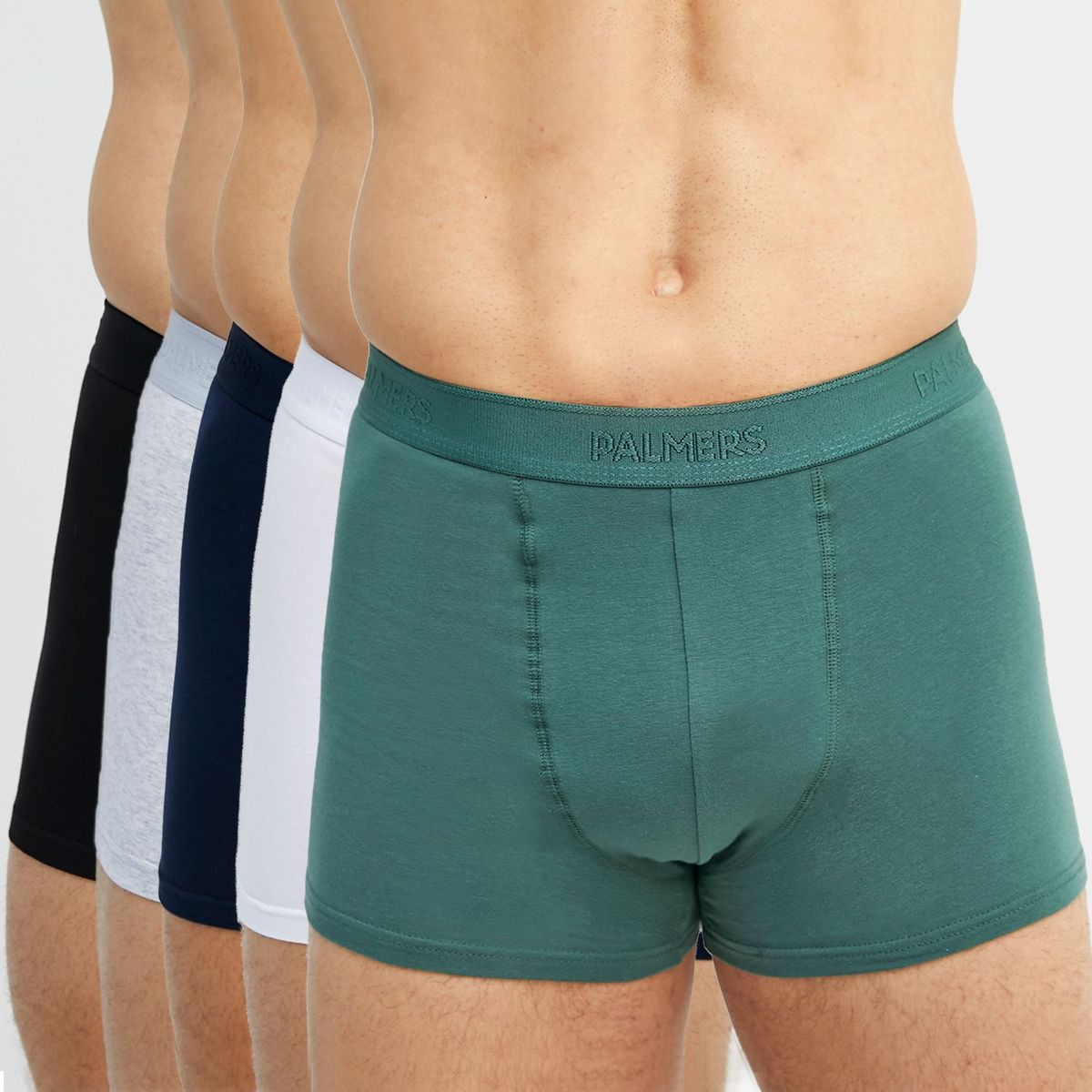 PALMERS - Pack x5 Boxer Medio Algodón