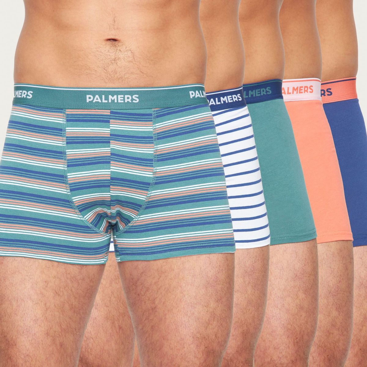 PALMERS - Pack x5 Boxer Medio Algodón