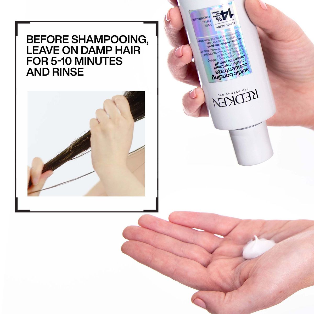 REDKEN - Pre-Shampoo Para Cabello Dañado Intensive Treatment Acidic Bonding Concentrate 150Ml