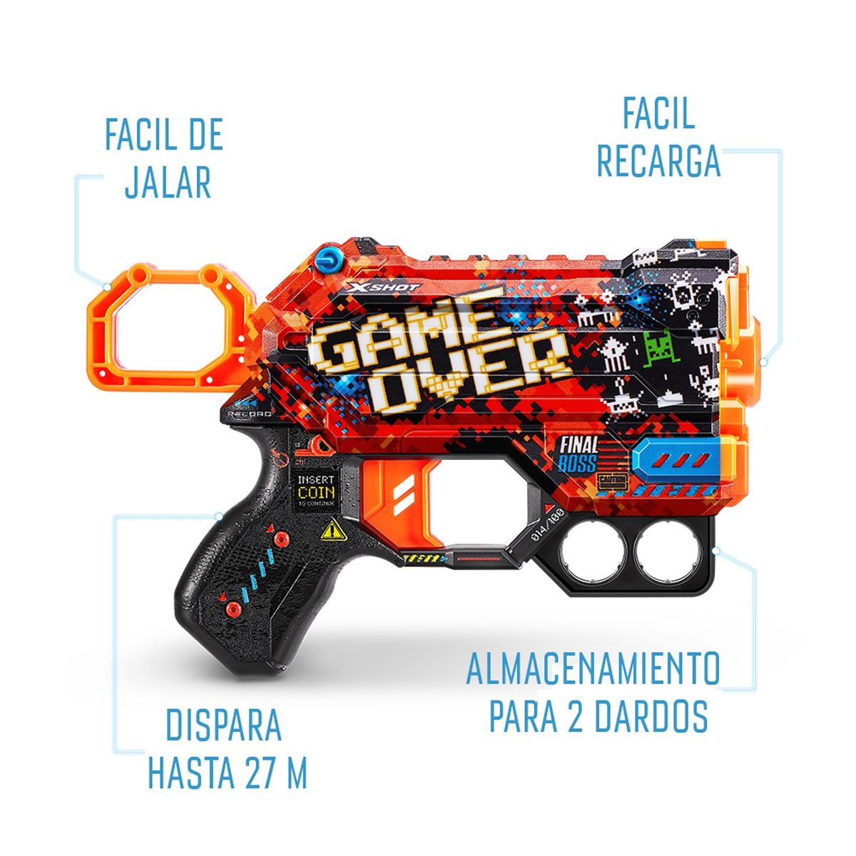 X-SHOT - Lanzador de Dardos Skins Menace X-SHOT