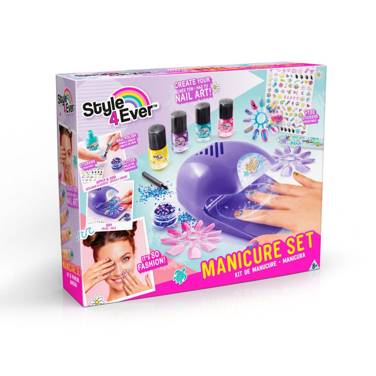 CANAL TOYS - Maquillaje para Niñas Style 4 Ever Manicure Set