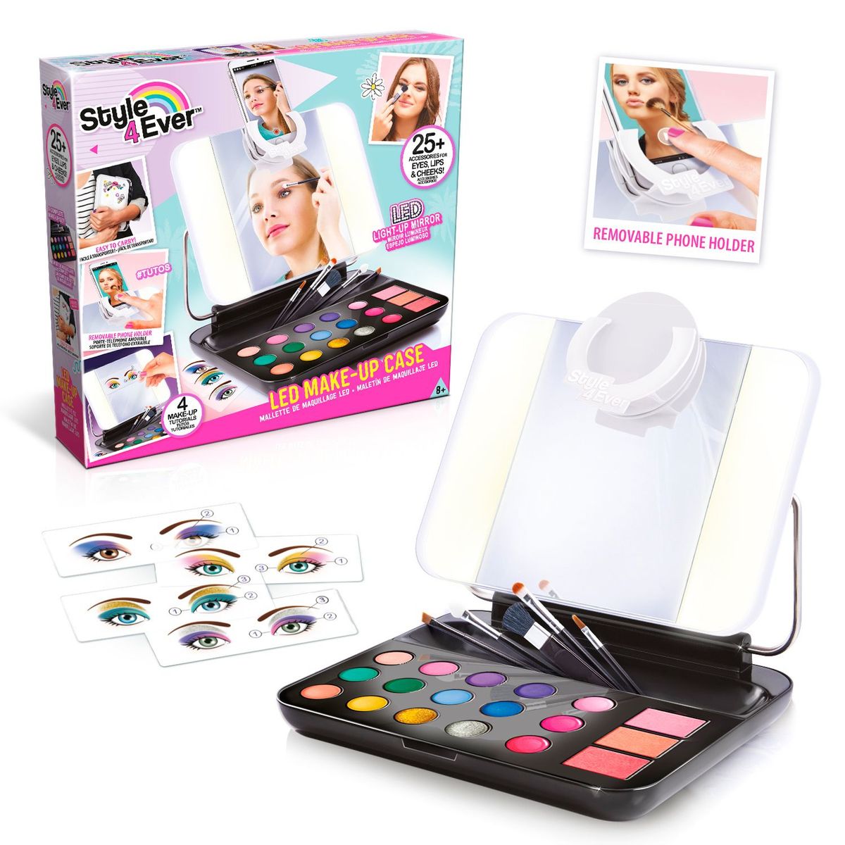 CANAL TOY - Maquillaje para Niñas Style 4 Ever Led Case