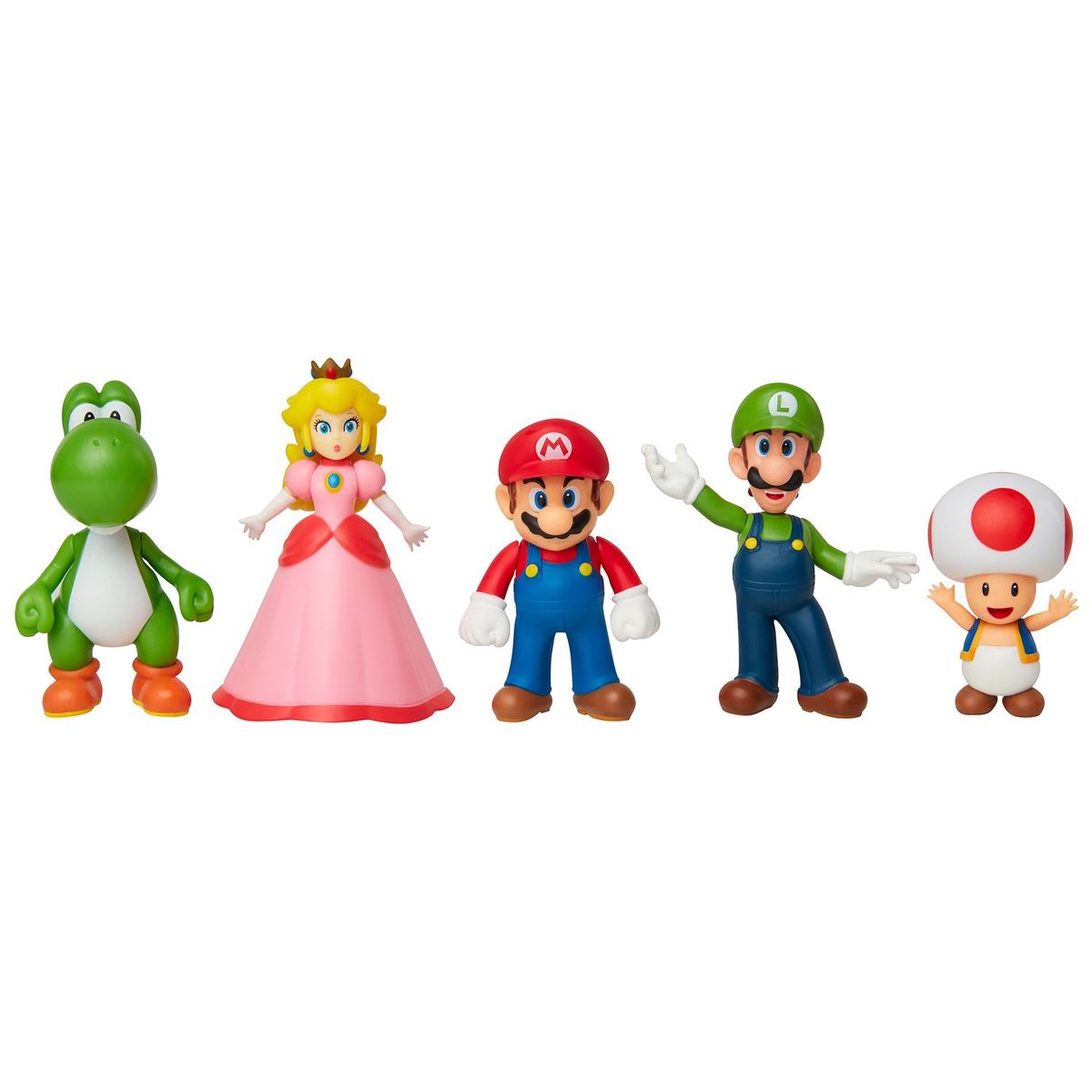 NINTENDO - Pack x5 Figuras Muñecos Nintendo 6.5 cm