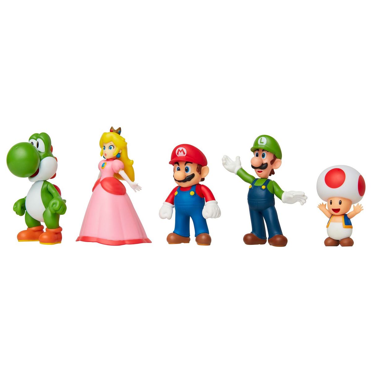 NINTENDO - Pack x5 Figuras Muñecos Nintendo 6.5 cm