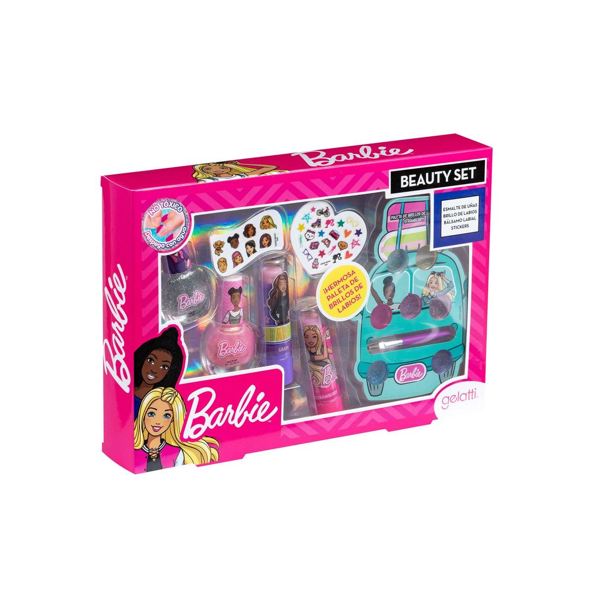 GELATTI - Maquillaje para Niñas Estuche Beauty Set Mediano Barbie