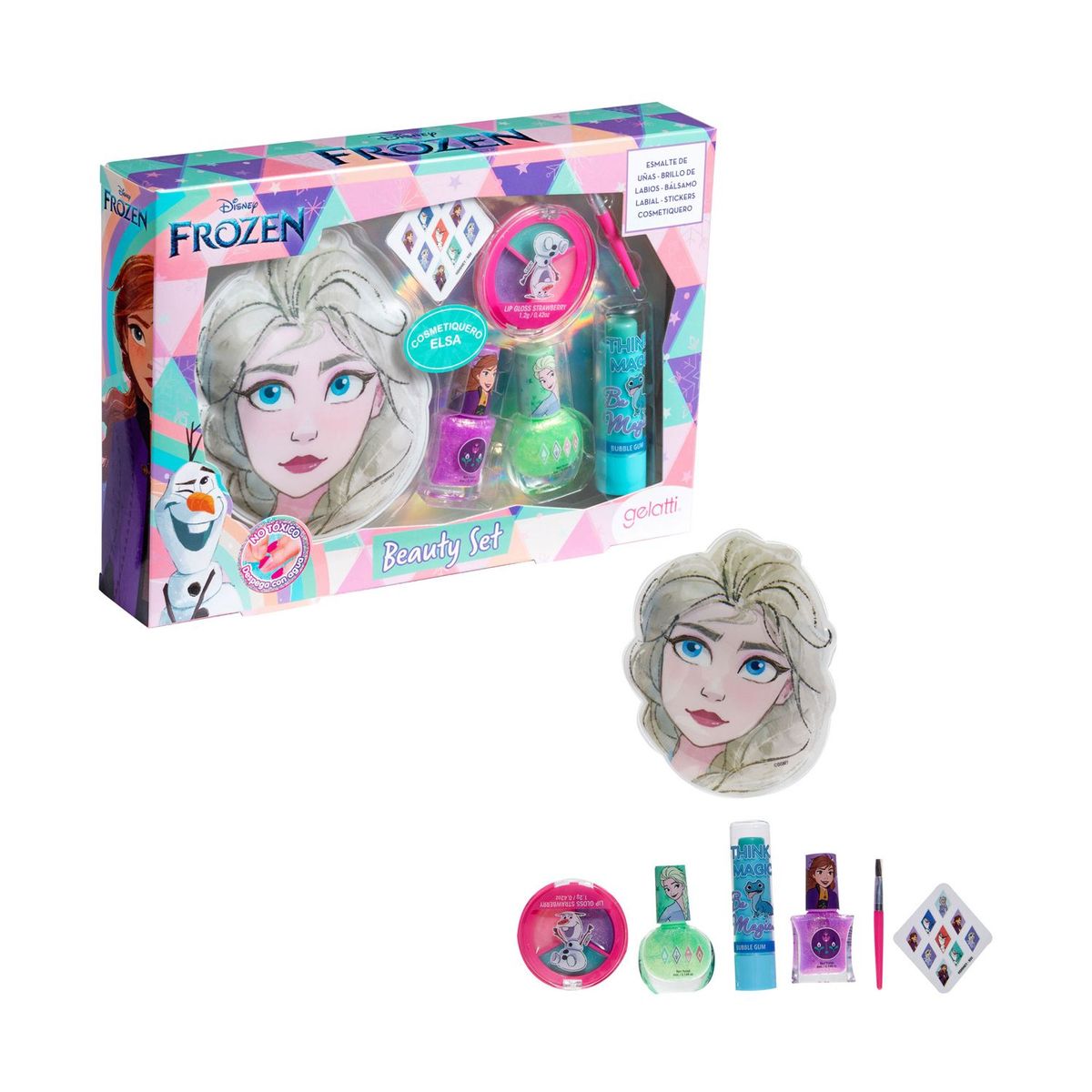 GELATTI - Maquillaje para Niñas Estuche Beauty Set Mediano Frozen