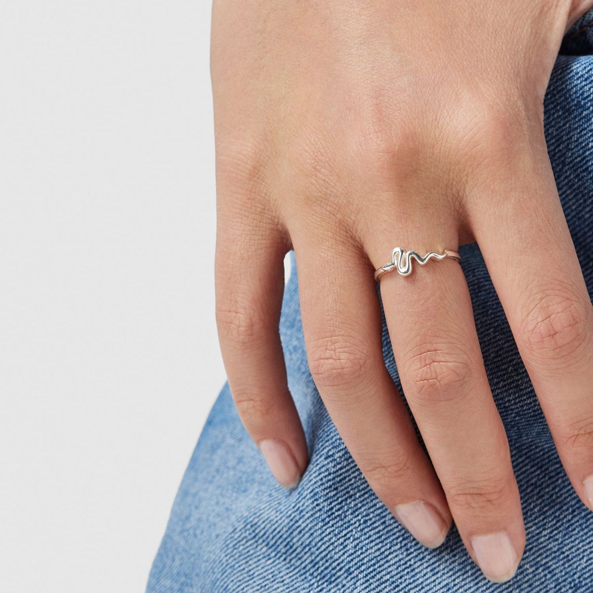 TOUS - Anillos Mujer Tous serpiente de plata