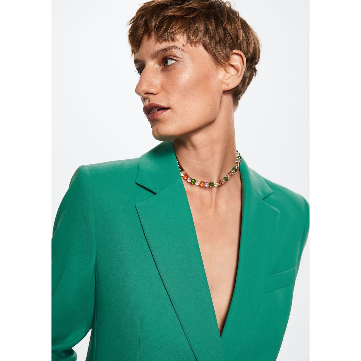 MANGO - Blazer Casual Mujer Mango