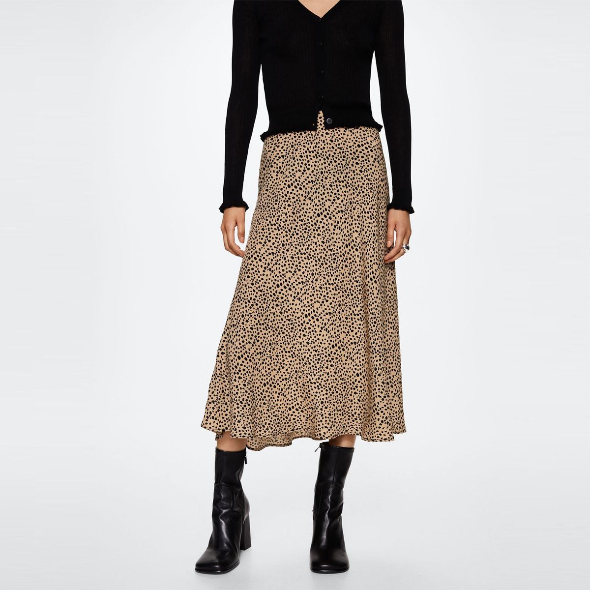 MANGO - Falda Larga Mujer Mango