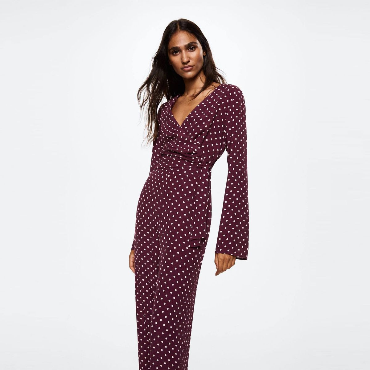 MANGO - Vestido Largo Mujer Mango