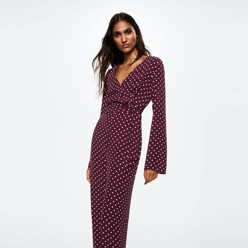 MANGO - Vestido Largo Mujer Mango