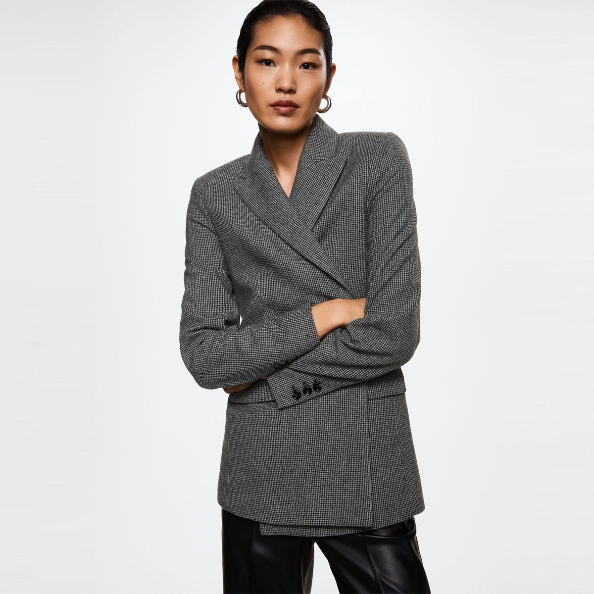 MANGO - Blazer Casual Mujer Mango