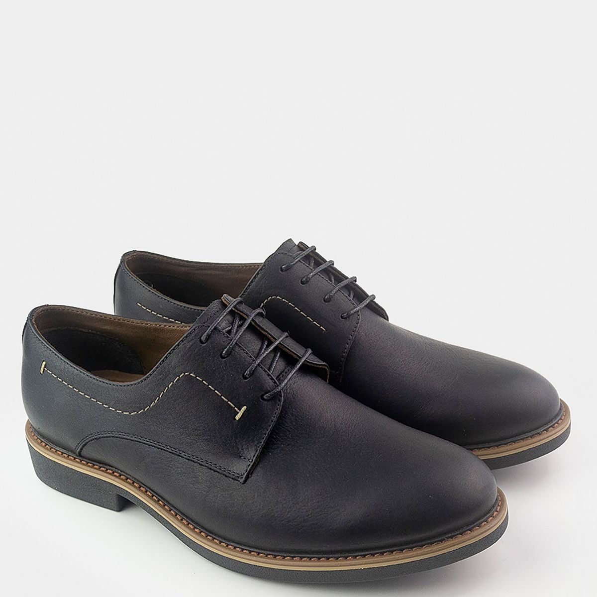 DAUSS - Zapatos Casuales Pasador Hombre Dauss Cuero Negro Negro