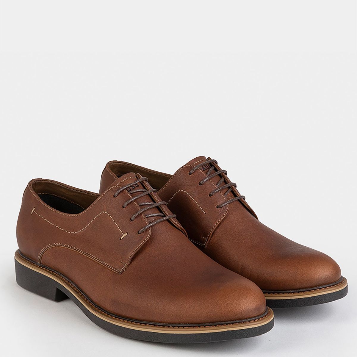 DAUSS - Zapatos Casuales Pasador Hombre Dauss Cuero Marron Marrón
