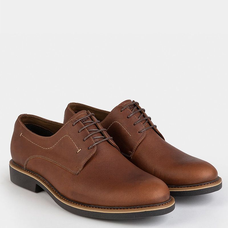 DAUSS - Zapatos Casuales Pasador Hombre Dauss Cuero Marron Marrón