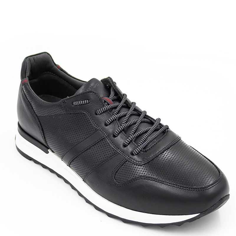 DAUSS - Zapatos Casuales de Cuero Hombre Dauss NEGRODSSZ2202N DAUSS Negro