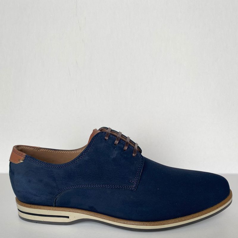 DAUSS - Zapatos Casuales Pasador Hombre Dauss Cuero Azul Azul