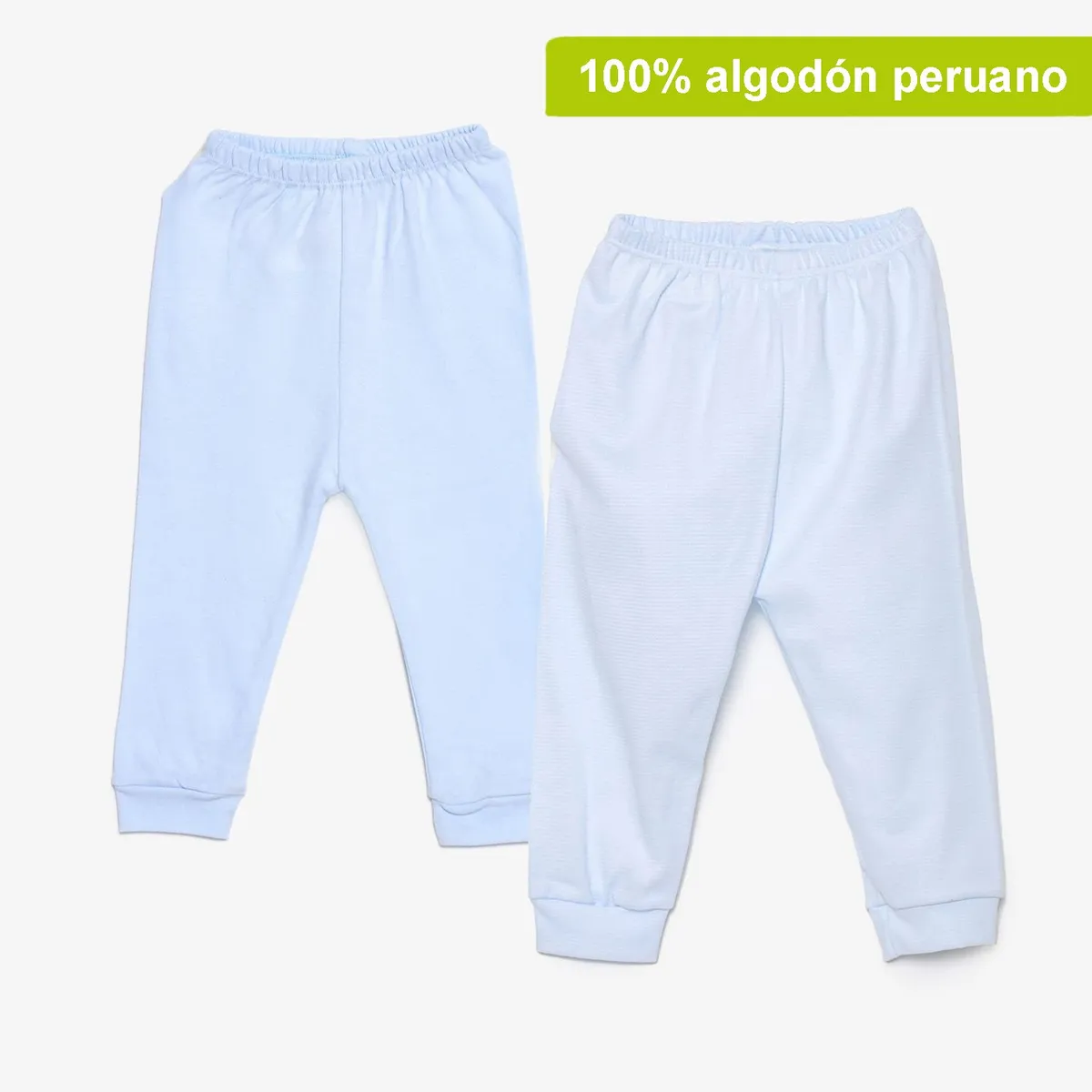 YAMP - Pantalón Bebé Niño Pack X2 Algodón Yamp