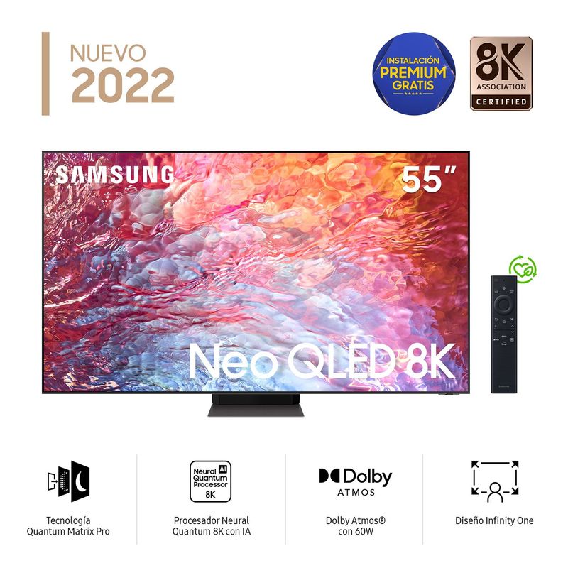 SAMSUNG - Tv Neo Qled 8k 55 Qn55qn700bgxpe